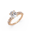 Floral Engagement Ring