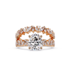 Floral Engagement Ring