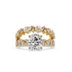 Floral Engagement Ring