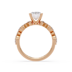 Floral Engagement Ring