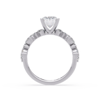 Floral Engagement Ring