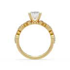 Floral Engagement Ring