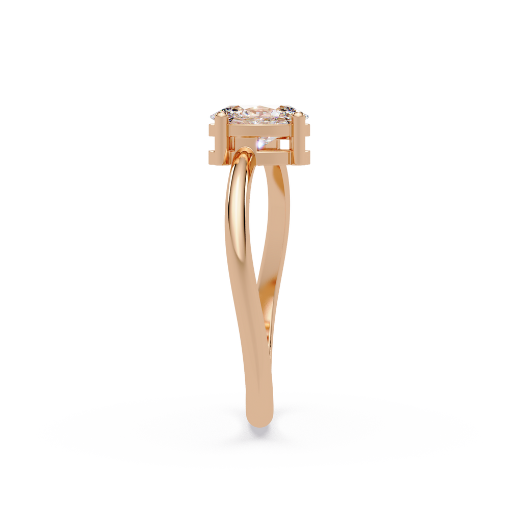Pear & Oval Diamond Toi et Moi Engagement Ring
