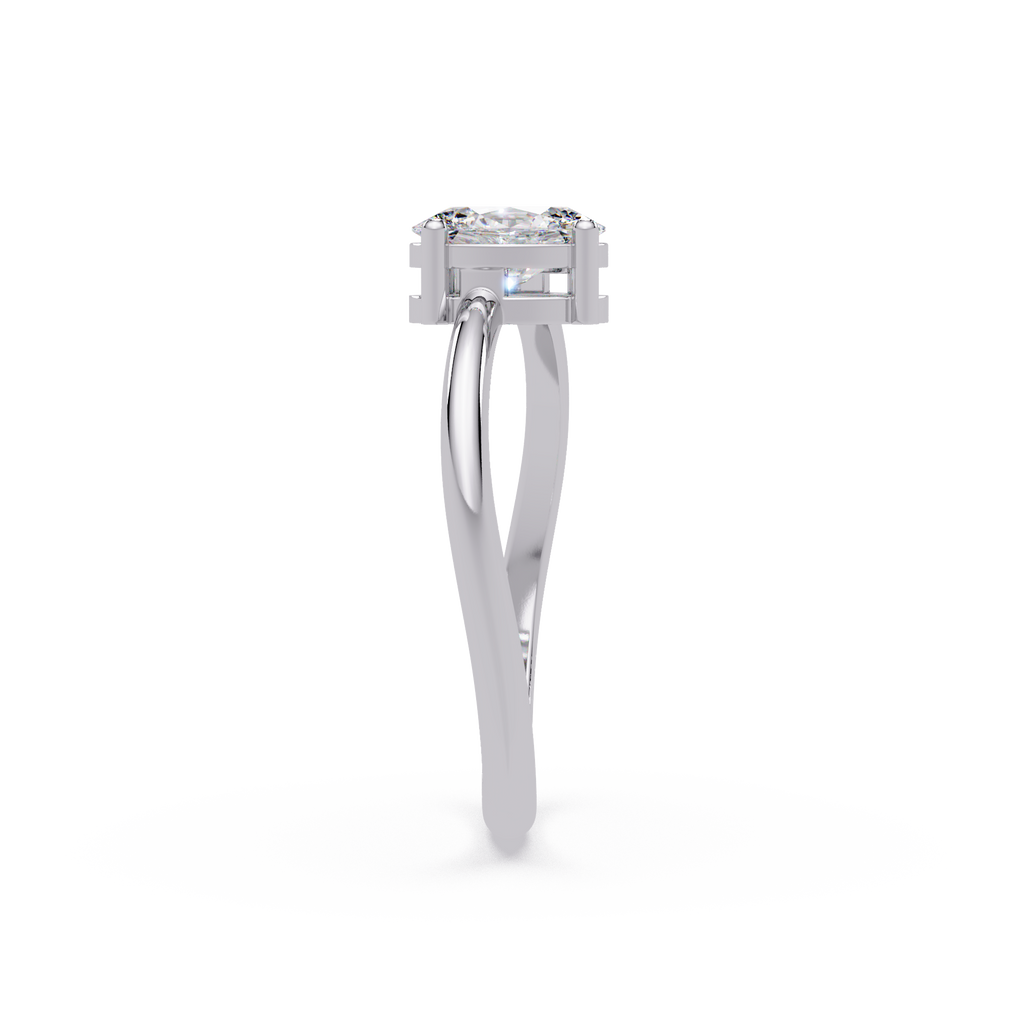 Pear & Oval Diamond Toi et Moi Engagement Ring