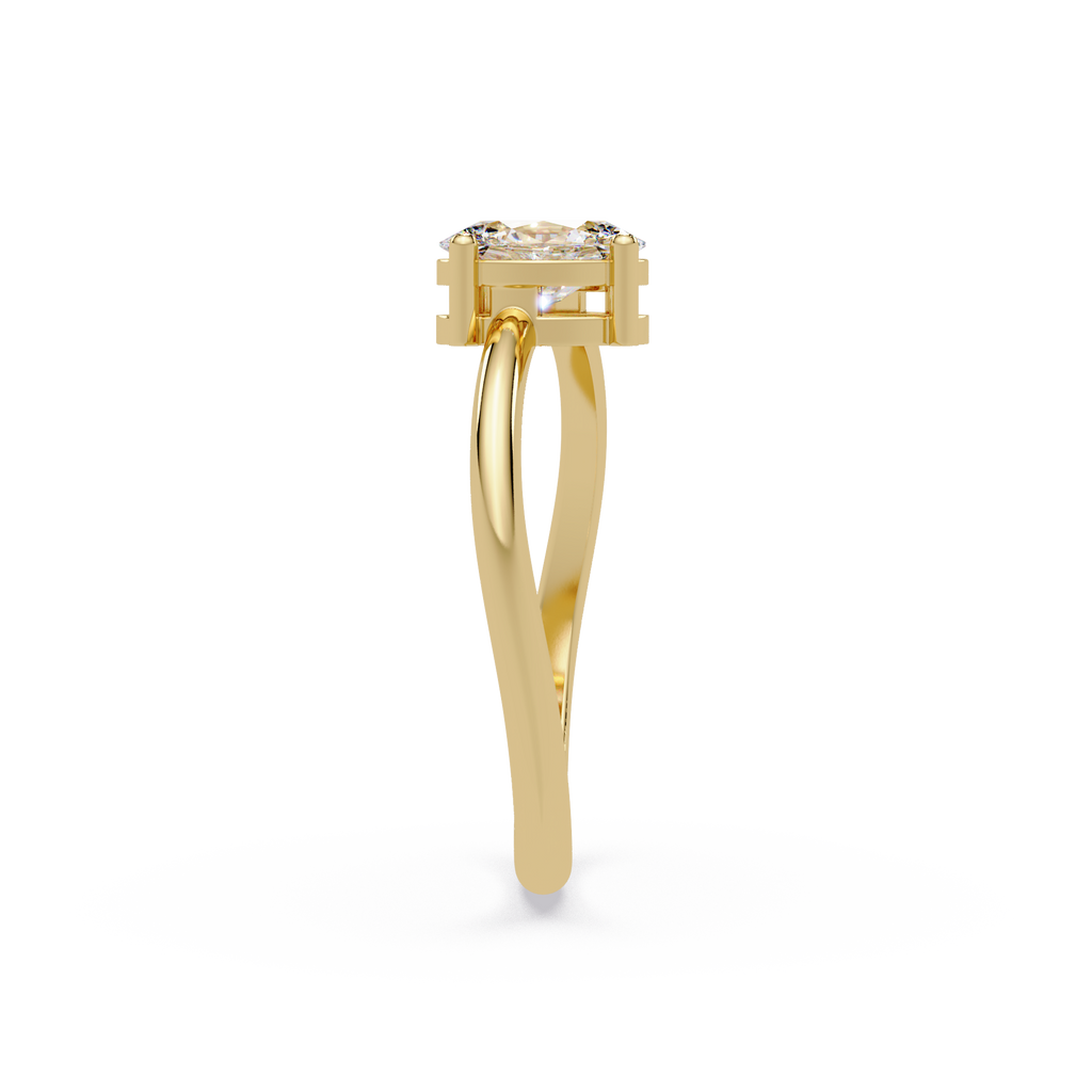 Pear & Oval Diamond Toi et Moi Engagement Ring