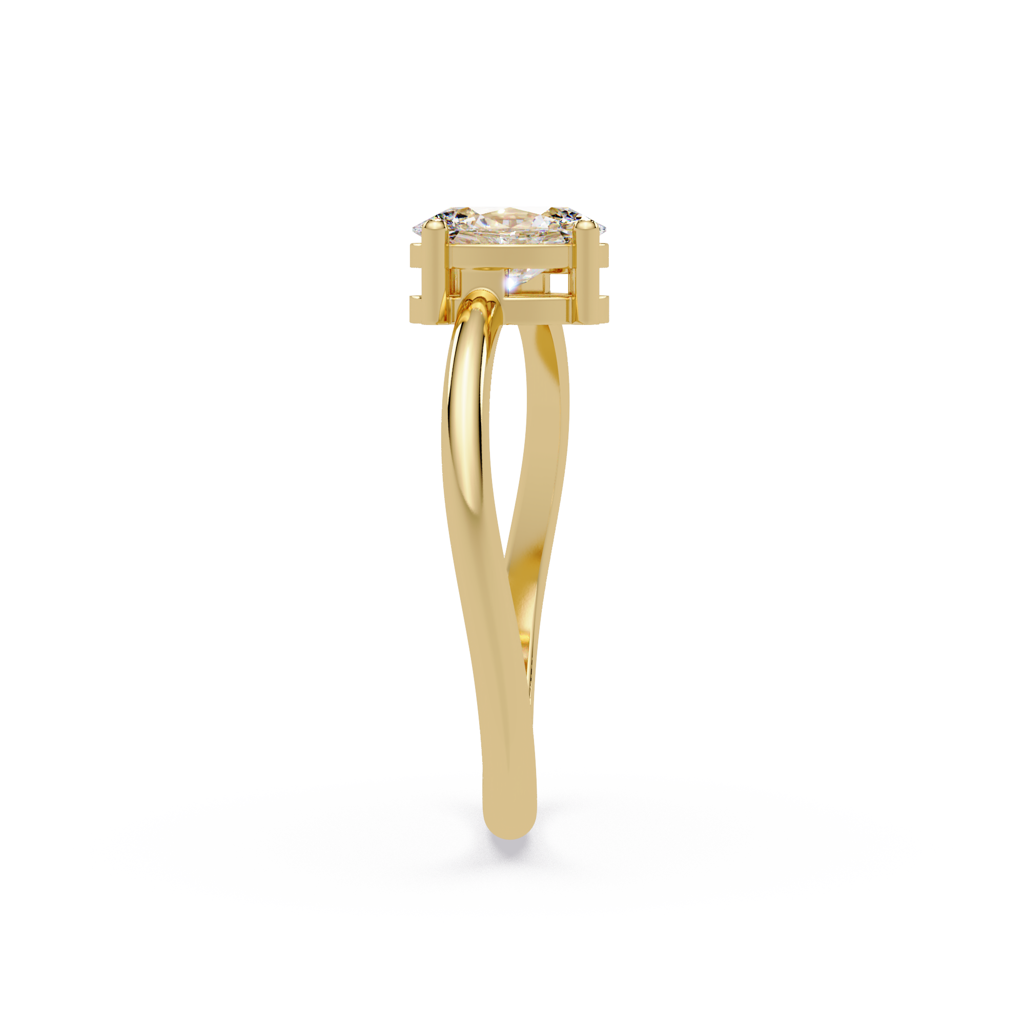 Pear & Oval Diamond Toi et Moi Engagement Ring