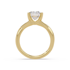 Round Cut Celtic Knot Solitaire Engagement Ring
