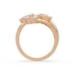 Marquise & Pear Diamond Multi-Row Wrap Ring