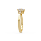 Heart Cut Three Stone Engagement Ring