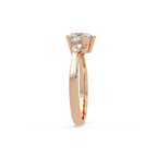 Heart Cut Three Stone Engagement Ring