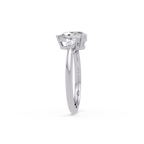 Pear-Shaped Three-Stone Diamond Engagement Ring