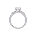 Artisan Emerald Cut Diamond Ring