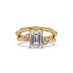 Artisan Emerald Cut Diamond Ring
