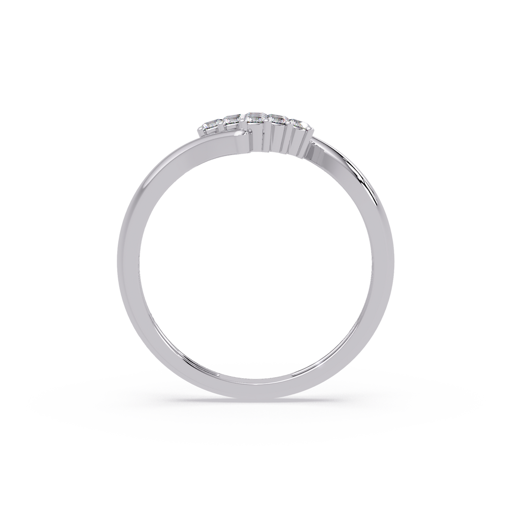 Round Diamond Cluster Engagement Ring