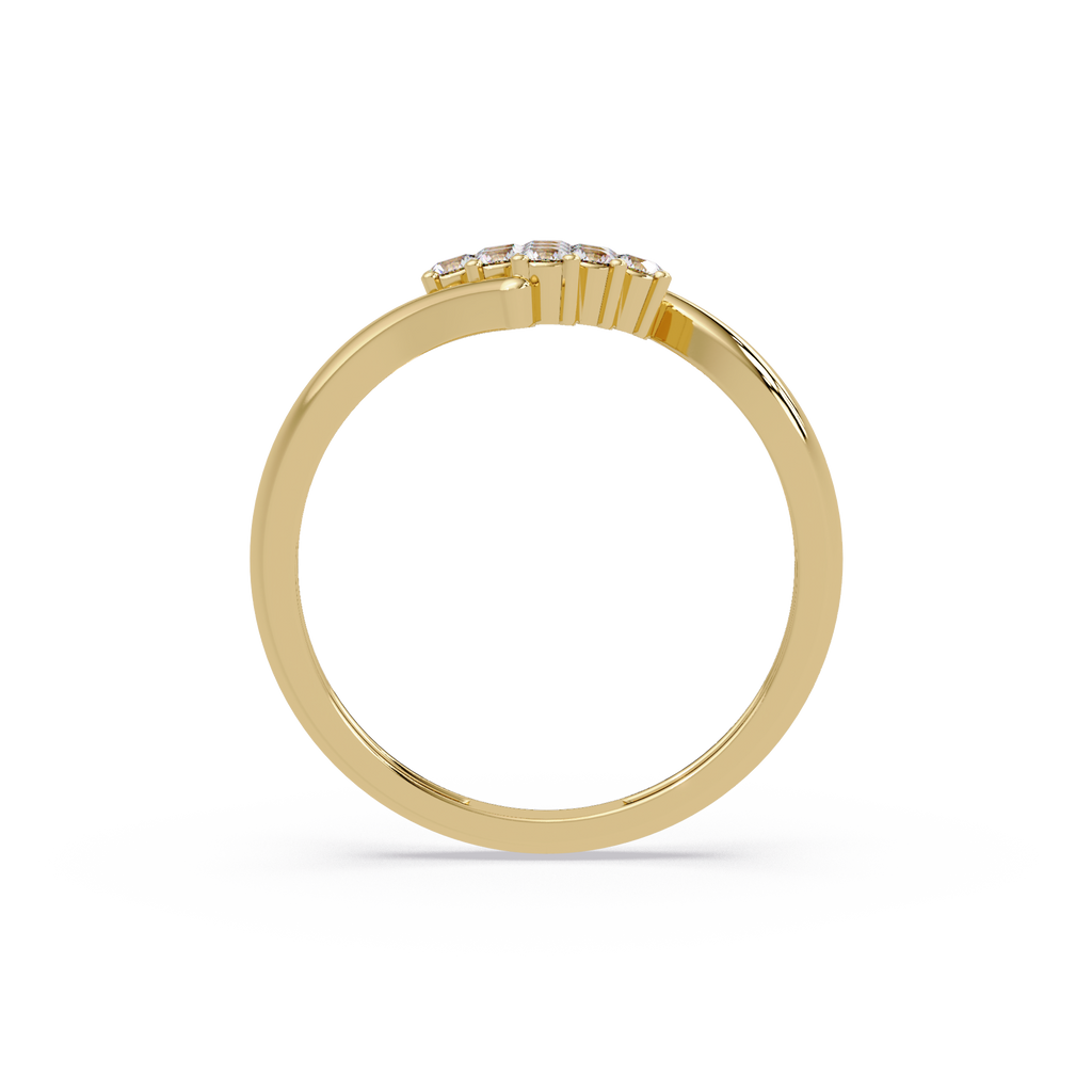 Round Diamond Cluster Engagement Ring