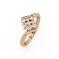 Round Diamond Cluster Engagement Ring