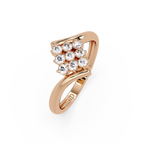 Round Diamond Cluster Engagement Ring