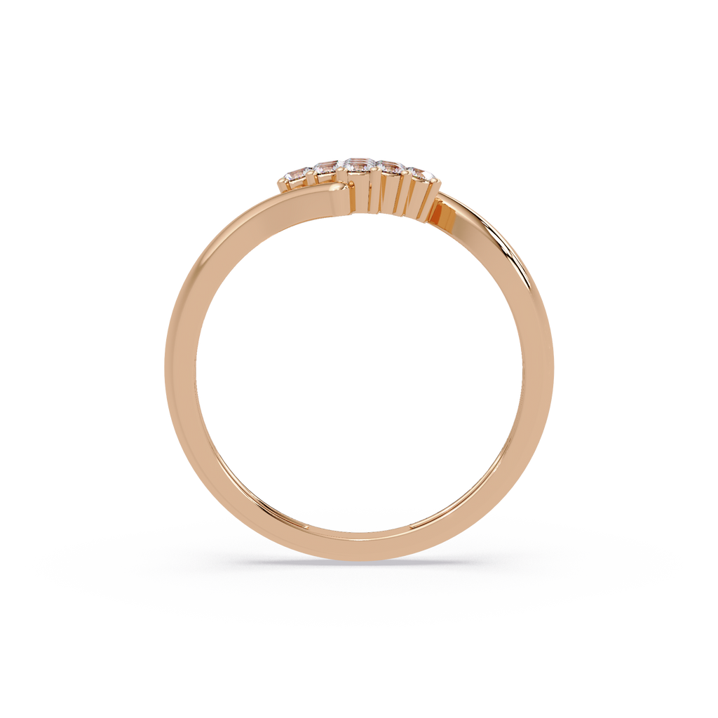 Round Diamond Cluster Engagement Ring