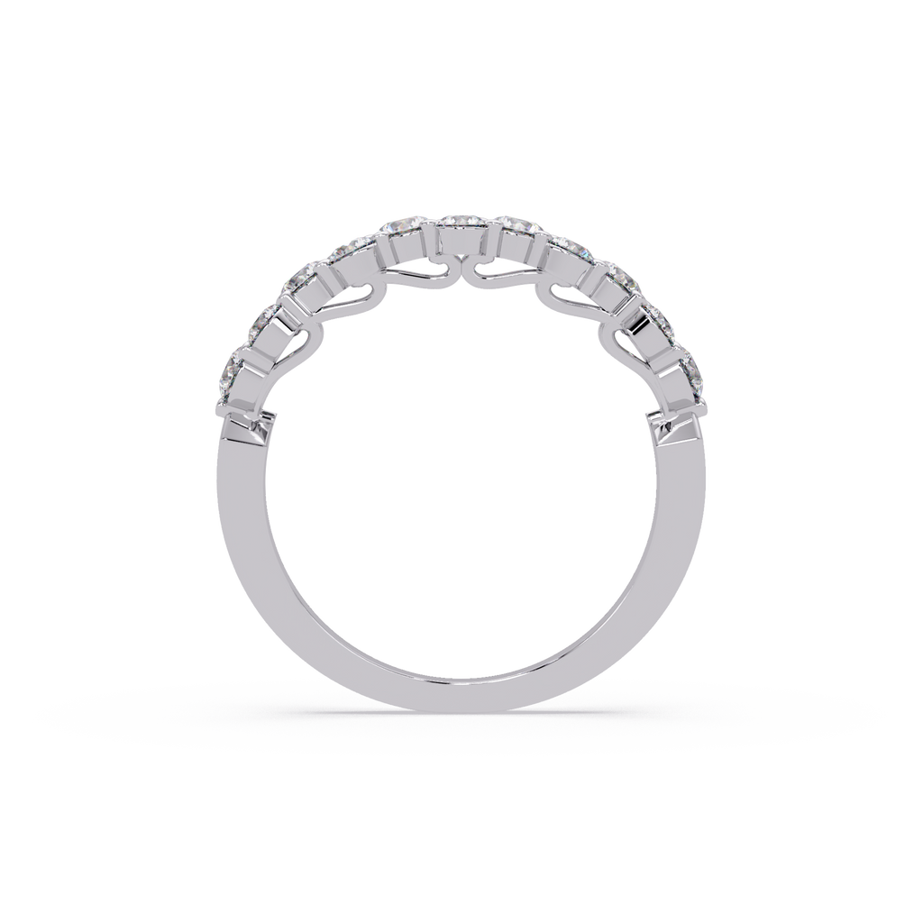Nature Inspired Stackable Diamond Ring