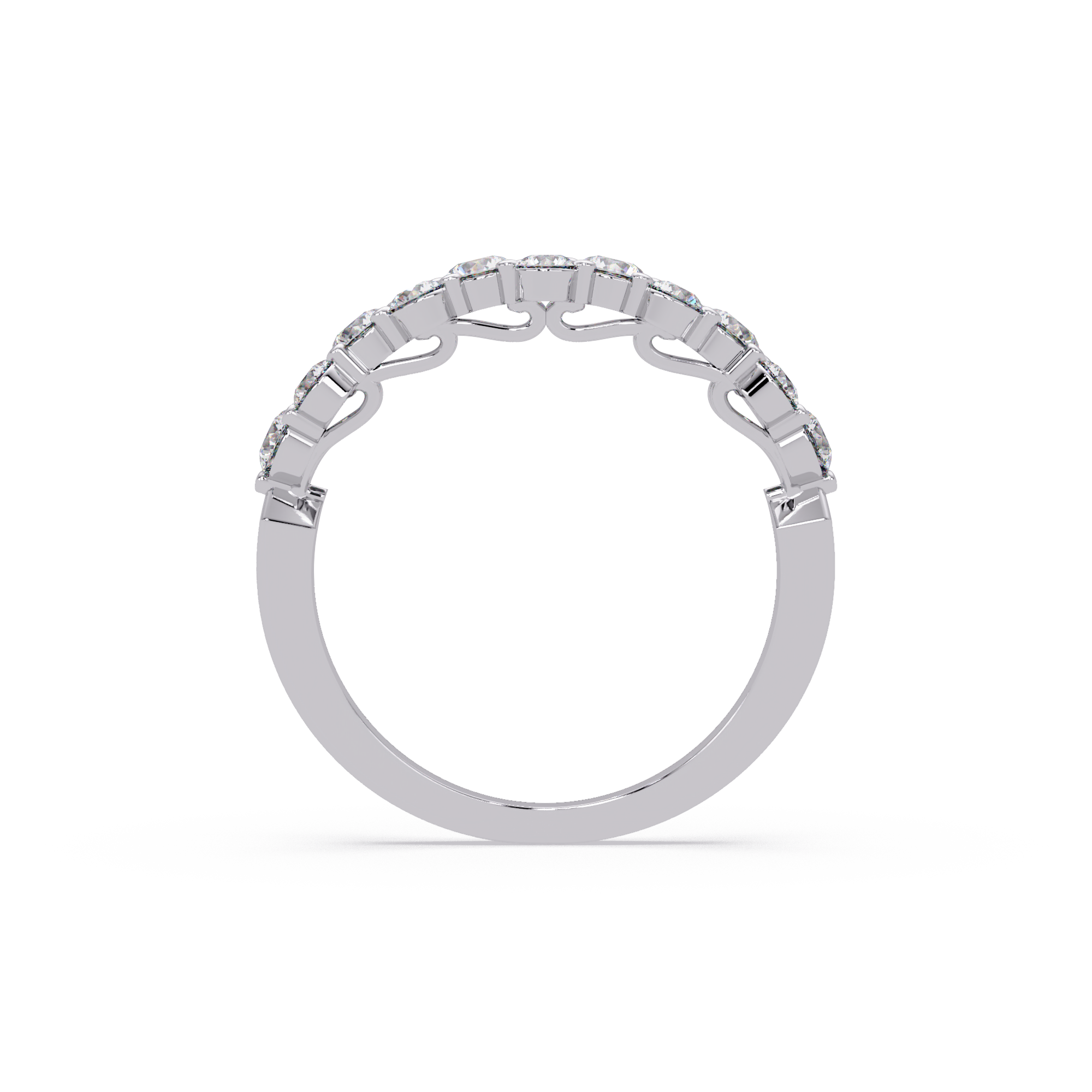 Nature Inspired Stackable Diamond Ring