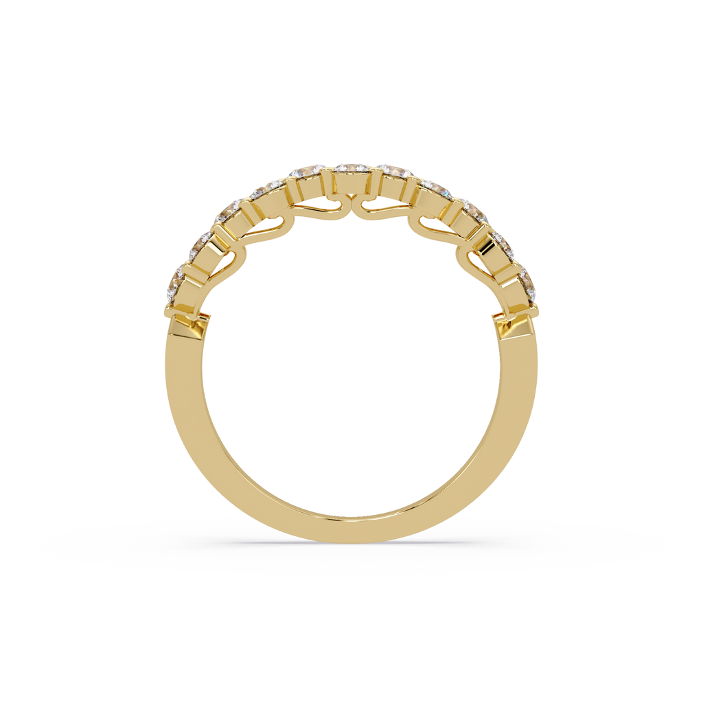 Nature Inspired Stackable Diamond Ring