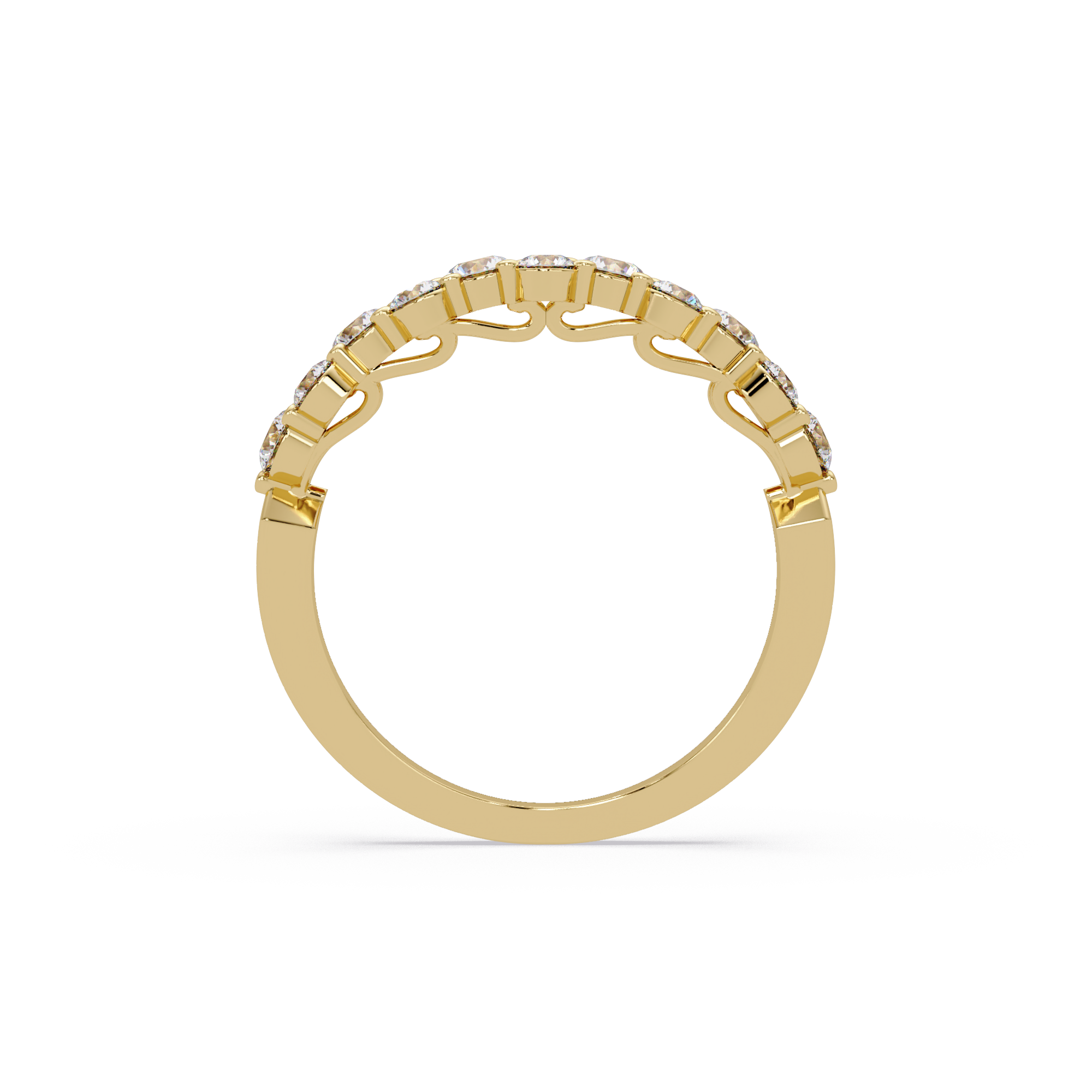 Nature Inspired Stackable Diamond Ring