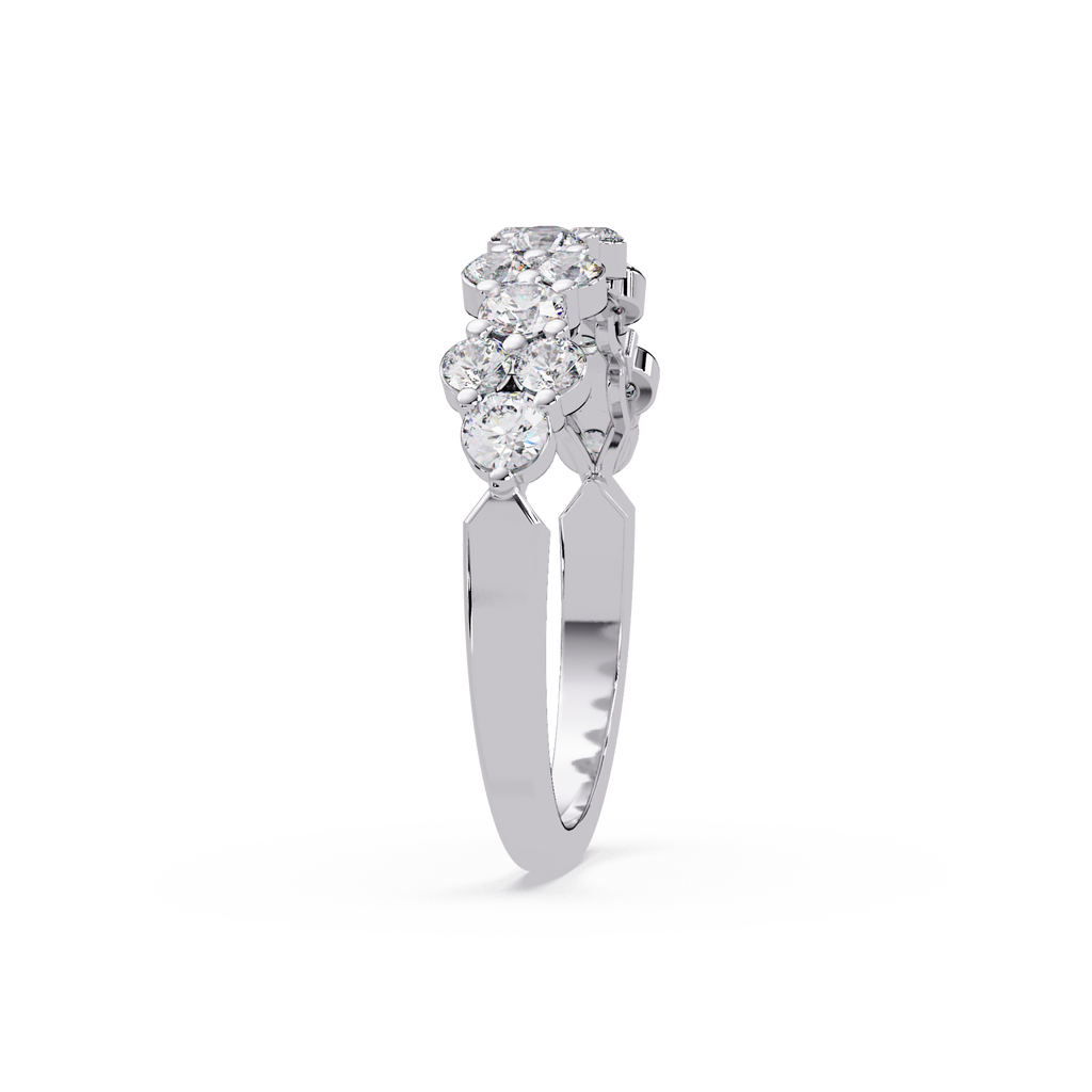 Nature Inspired Stackable Diamond Ring