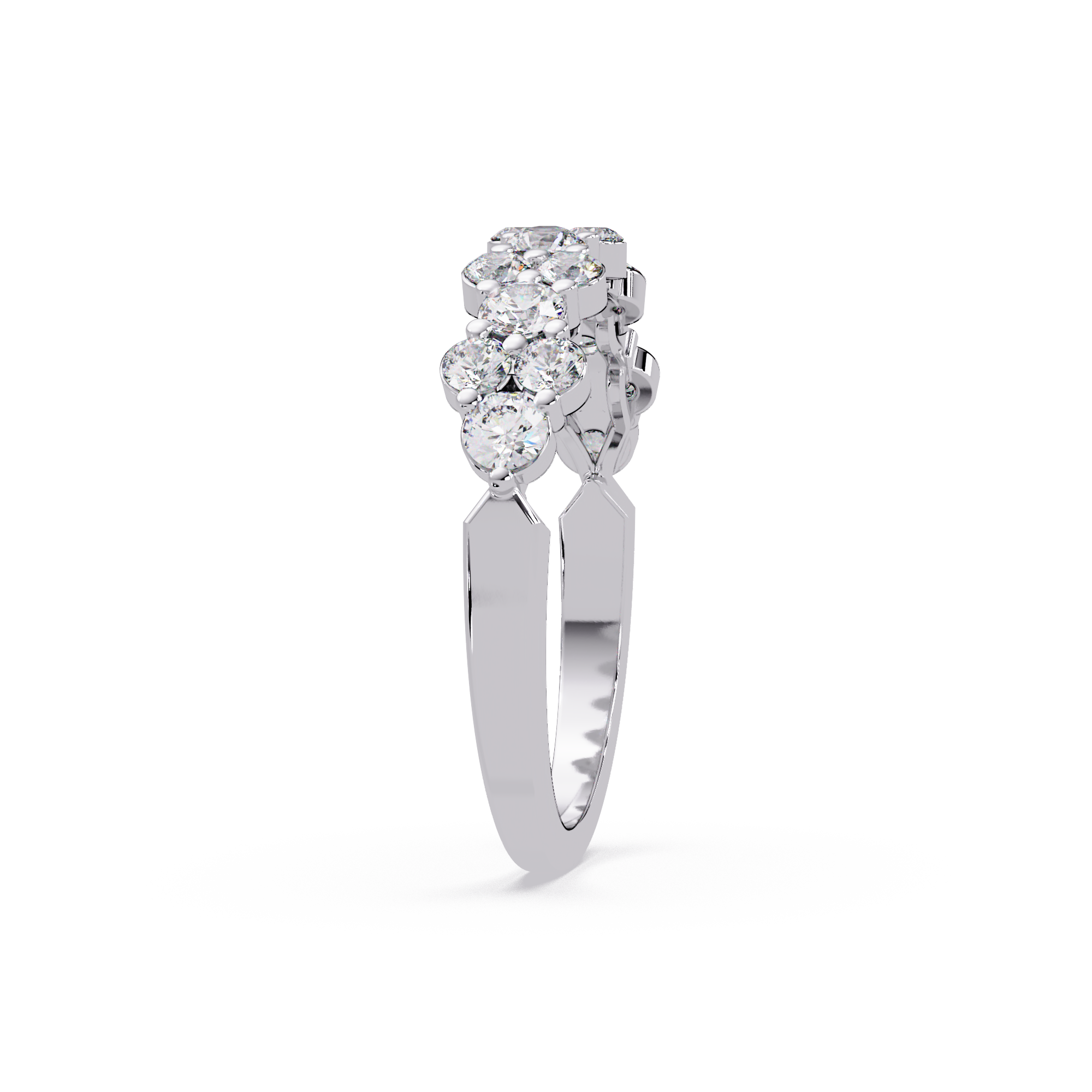 Nature Inspired Stackable Diamond Ring