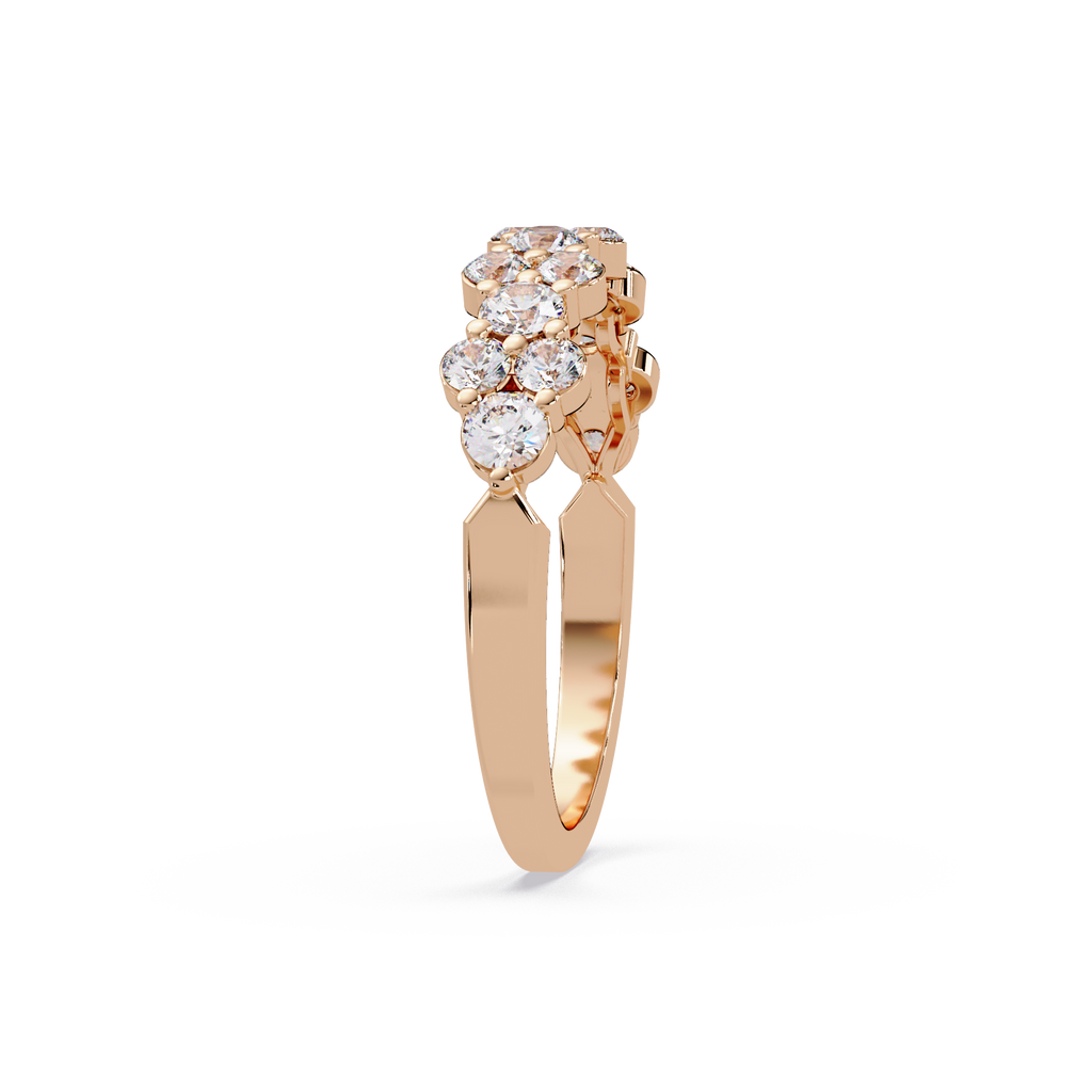 Nature Inspired Stackable Diamond Ring