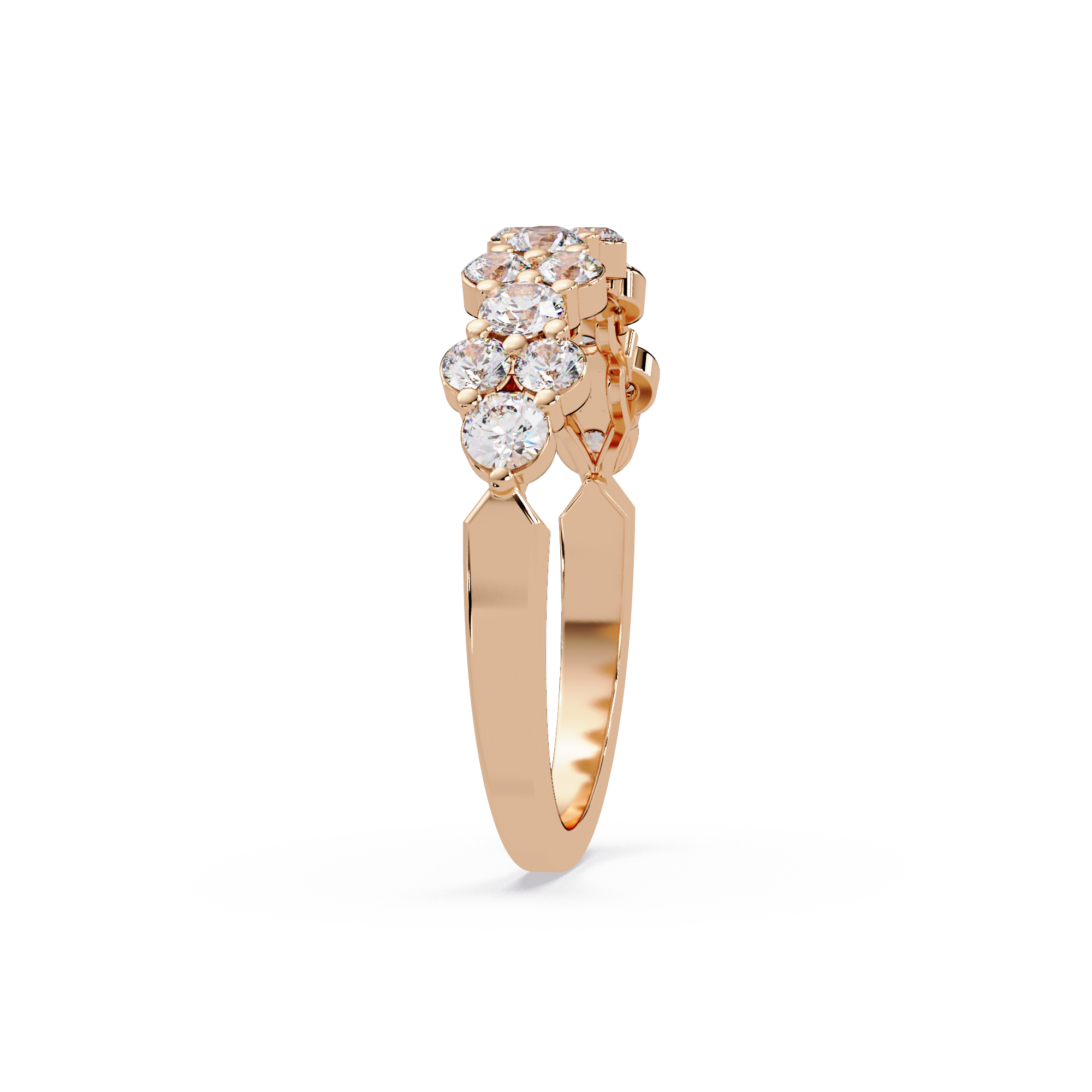 Nature Inspired Stackable Diamond Ring