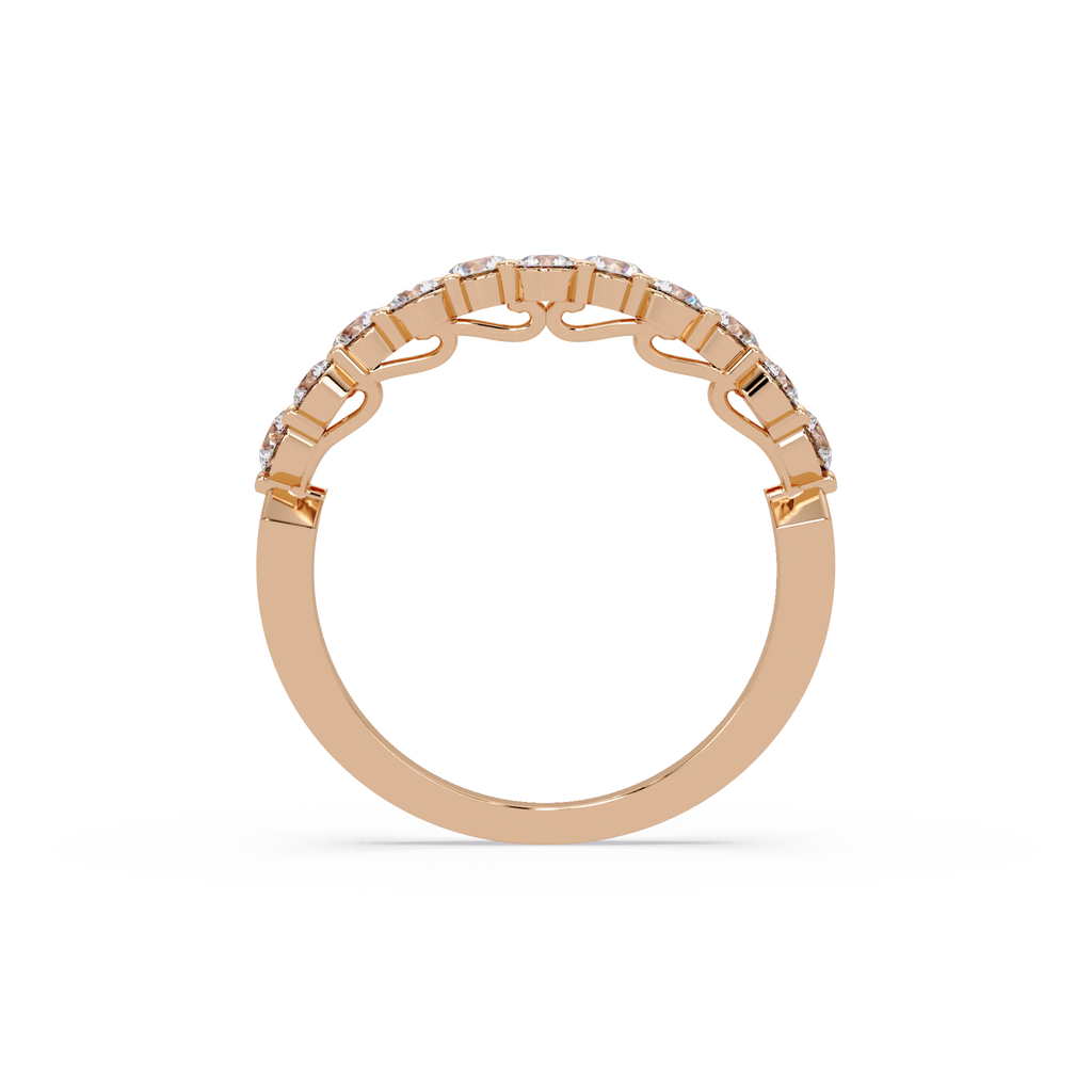 Nature Inspired Stackable Diamond Ring