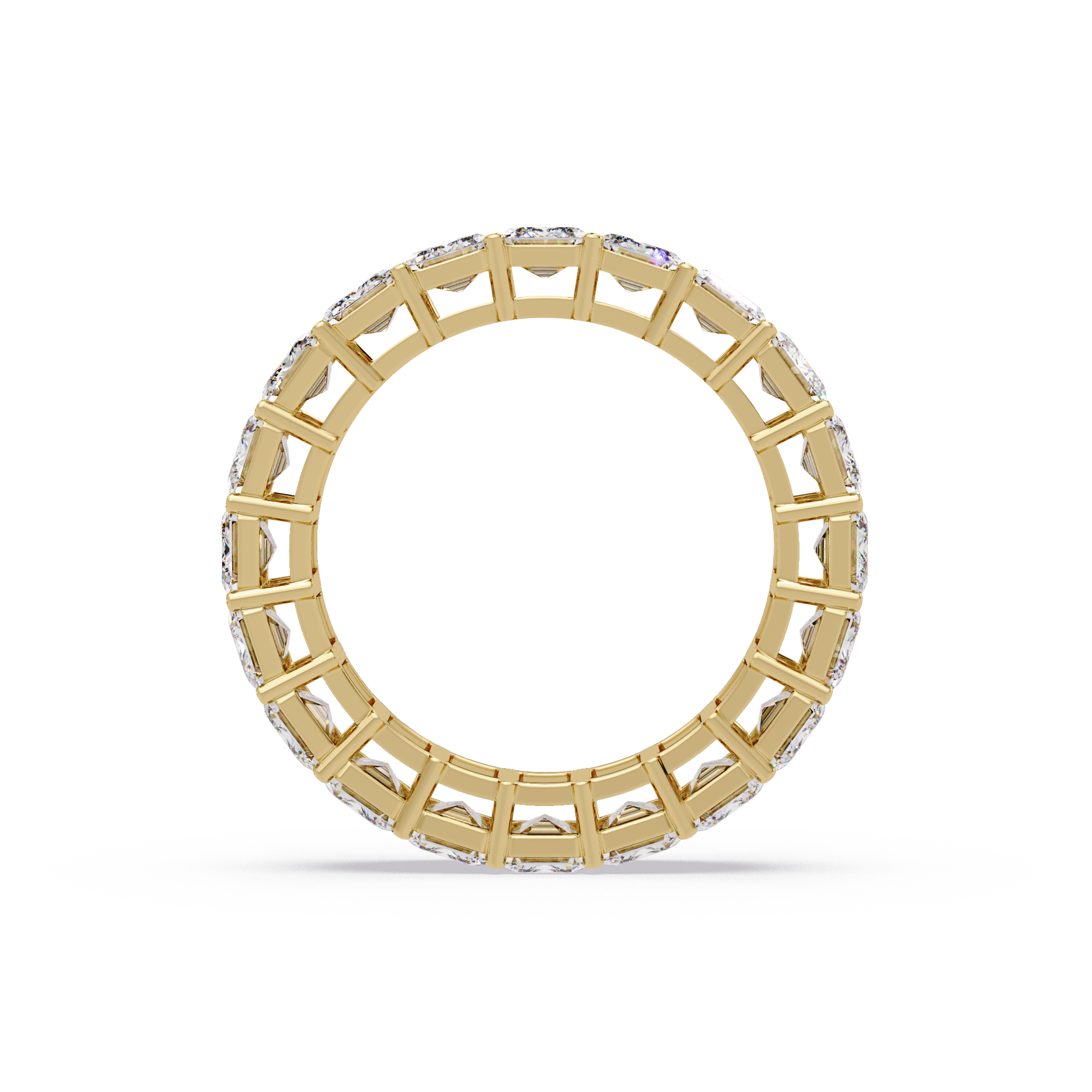 Emerald Cut Diamond Eternity Band Ring