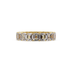 Emerald Cut Diamond Eternity Band Ring