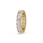 Emerald Cut Diamond Eternity Band Ring