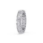 Emerald Cut Diamond Eternity Band Ring