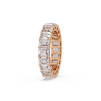 Emerald Cut Diamond Eternity Band Ring