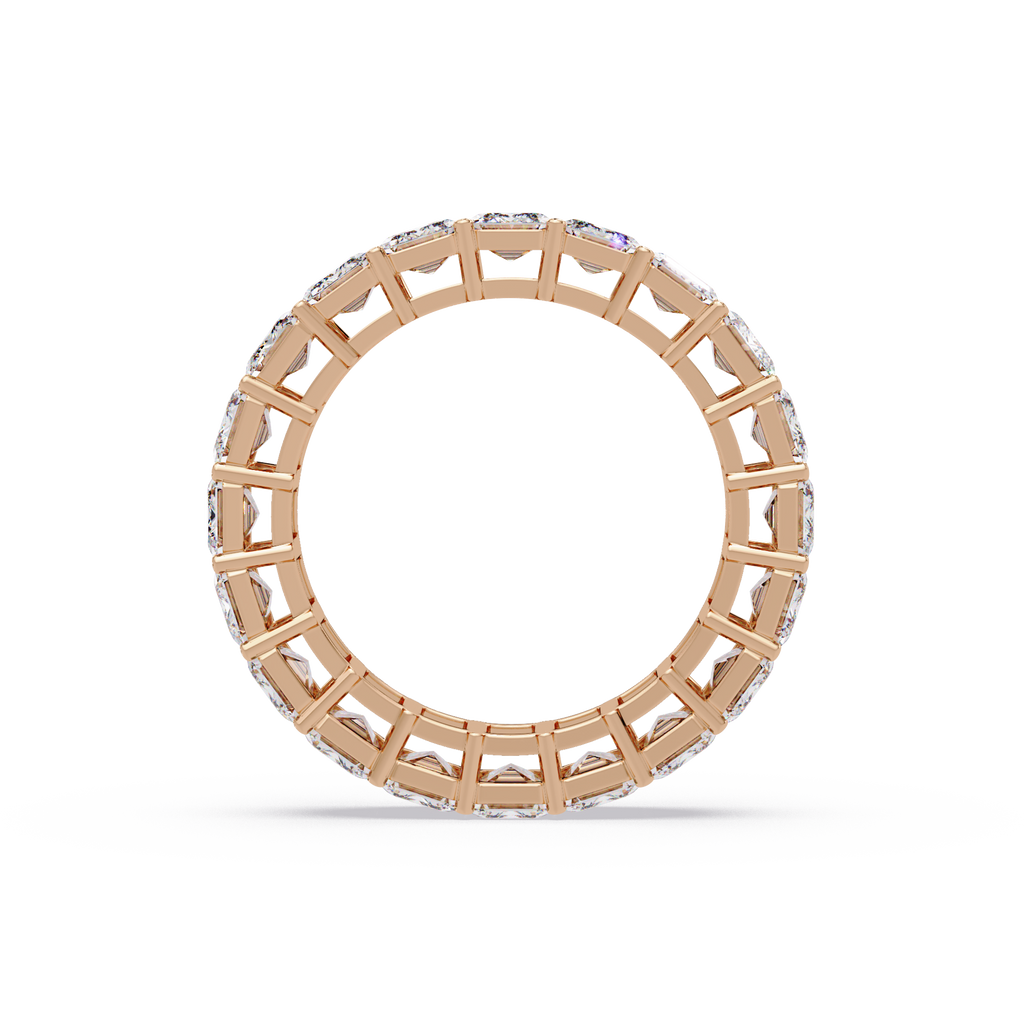 Emerald Cut Diamond Eternity Band Ring