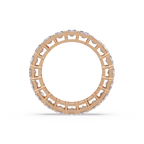 Emerald Cut Diamond Eternity Band Ring