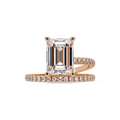Emerald Cut Solitaire Diamond Engagement Ring