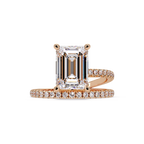 Emerald Cut Solitaire Diamond Engagement Ring