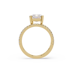 Emerald Cut Solitaire Diamond Engagement Ring