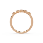 Round Cut Diamond Open Wrap Ring