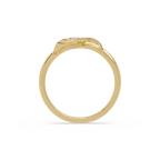 Elegant Diamond Infinity Wave Ring