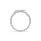 Elegant Diamond Infinity Wave Ring