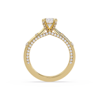 Floating Prong Solitaire Diamond Ring