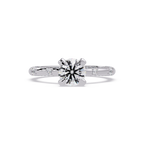 Floating Prong Solitaire Diamond Ring