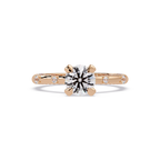 Floating Prong Solitaire Diamond Ring
