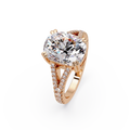 Vintage Cushion Cut Solitaire Engagement Ring