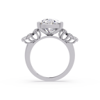 Pear Cut Diamond Engagement Ring