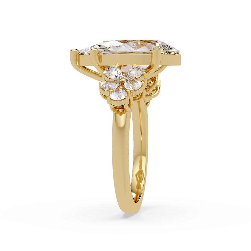 Pear Cut Diamond Engagement Ring